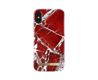 iDeal Fashion Case do iPhone X Scarlet Red Marble - 455177 - zdjęcie 1